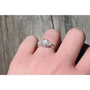Engagement rings raw stone alternative unique size 3 4 5 6 7 8 9 10 11 1…